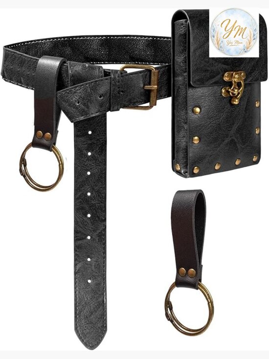 Steampunk Waist Bag Fanny Pack Renaissance Cosplay Belt Pouch Phone Holder